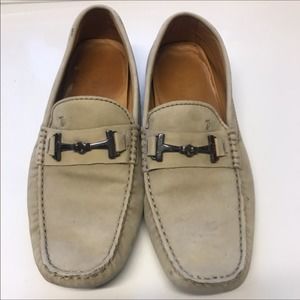 Tod’s Gommino Drivers Loafers Size 40 Off-White